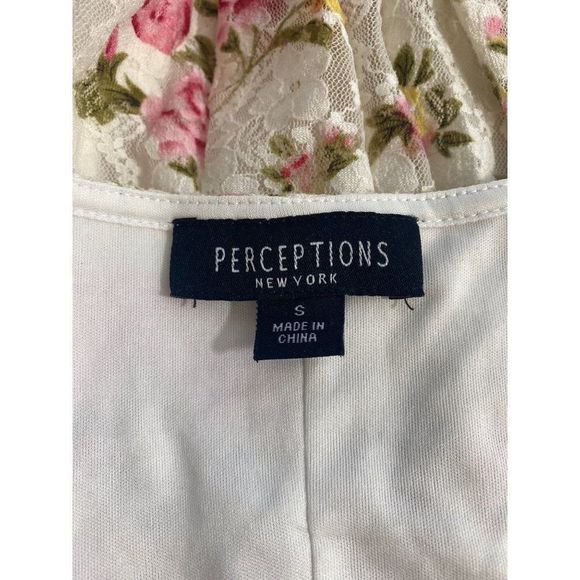 Perceptions New York white lace floral summer dress - Picture 6 of 7